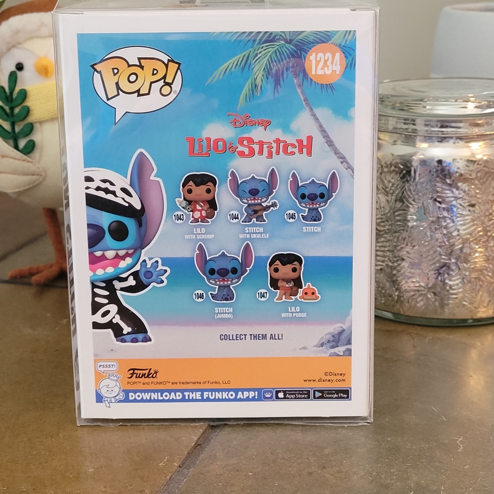 Funko Pop Exclusive Skeleton Stitch in Blue and Black - Picture 2 of 6